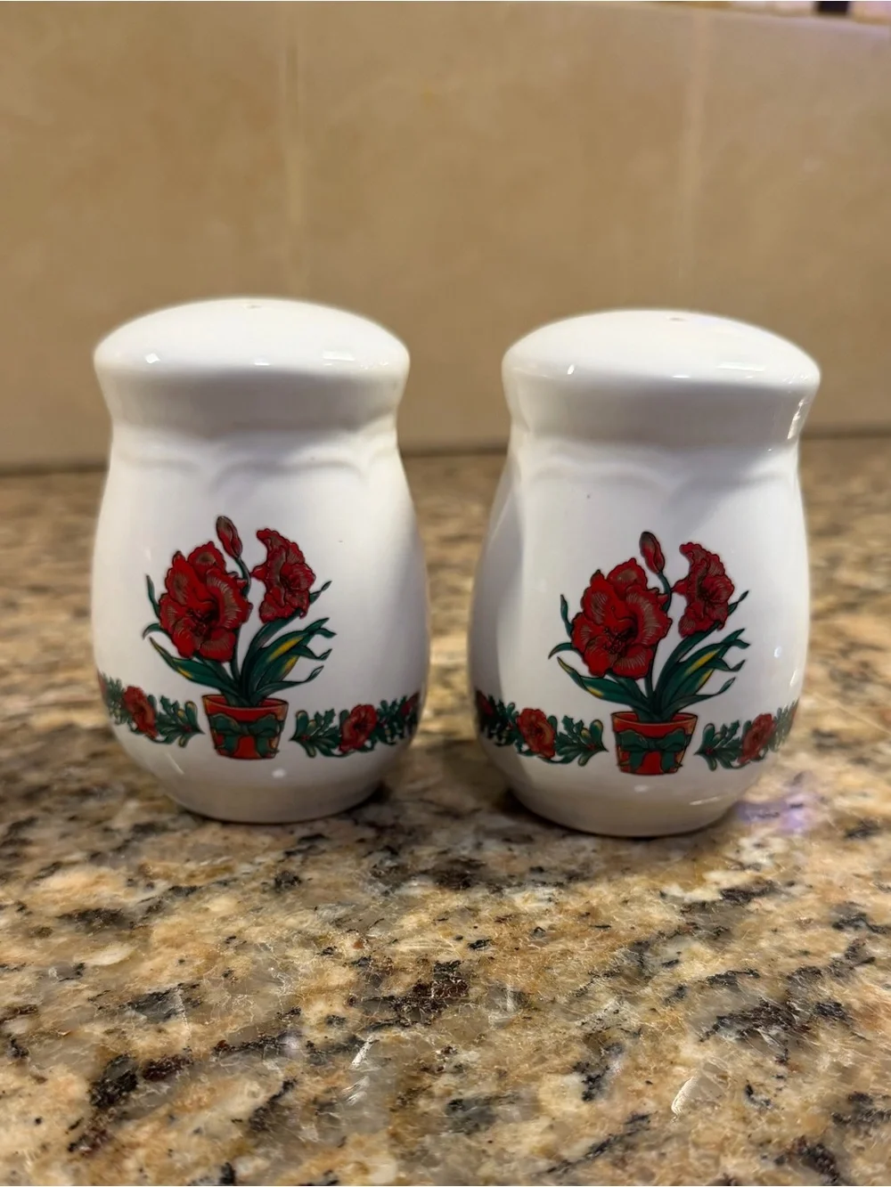 Vintage Wang’s International Floral Salt and Pepper Shakers